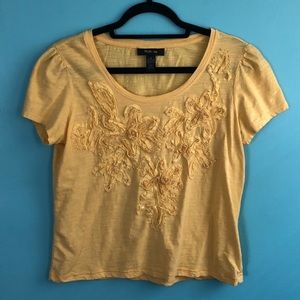 Style & Co. Yellow Top